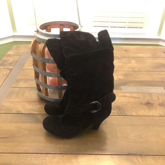 Black Heeled Boots - Picture 13 of 13